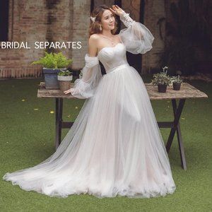 Bridal Detachable Sleeves